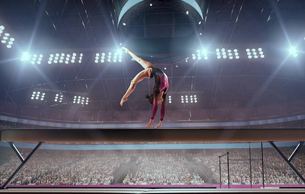 istock Woman sport gymnastics. 2252489481