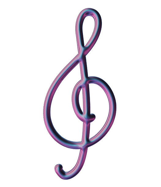 3D symbol colorful cute iridescent