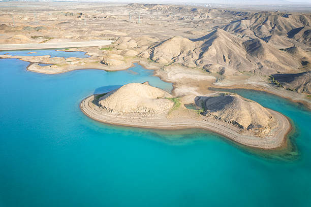 istock Heishan Lake’s Unique Island Formations in Azure Waters 2252493615
