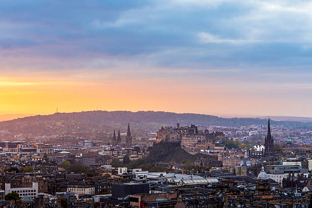 istock Tranquil and scenic Edinburgh city during sunset 2252494150