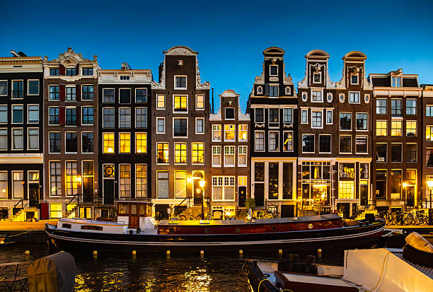 istock Amsterdam illuminated bridges at chrismas time. 2252498055