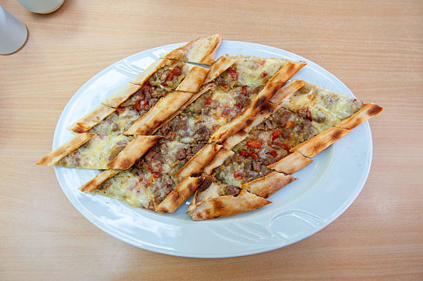 Traditional Turkish cuisine : Pita (pide)