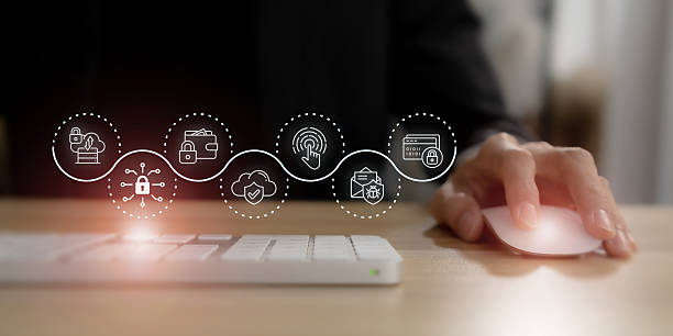 istock Data protection  and digital security concept. Glowing padlock icon and radiating circuitry represents data protection, privacy, cybersecurity, secure networks, encryption and safeguarding information 2252501075