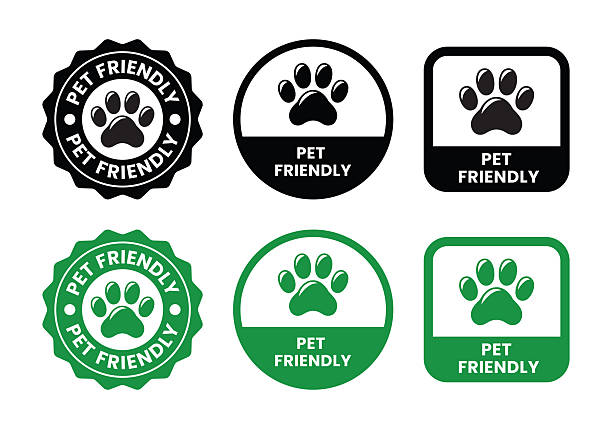 istock Pet Friendly Vector Logo Badge – Animal and Veterinary Business Label 2252501823