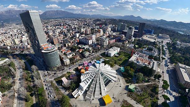 istock Aerial view, Tirana, Albania 2252505220