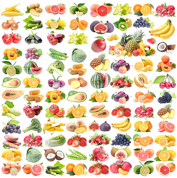 istock Fruit and vegetables for all tastes isolated 2252515126