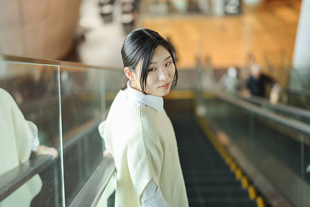 Indoor in modern building in Tokyo