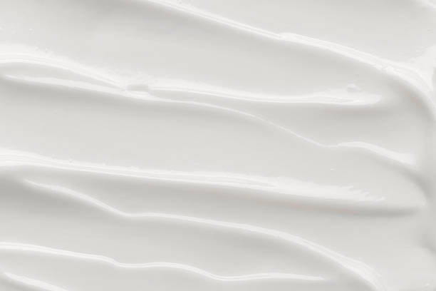 istock Rich White Cream Cosmetic Texture Macro 2252526945