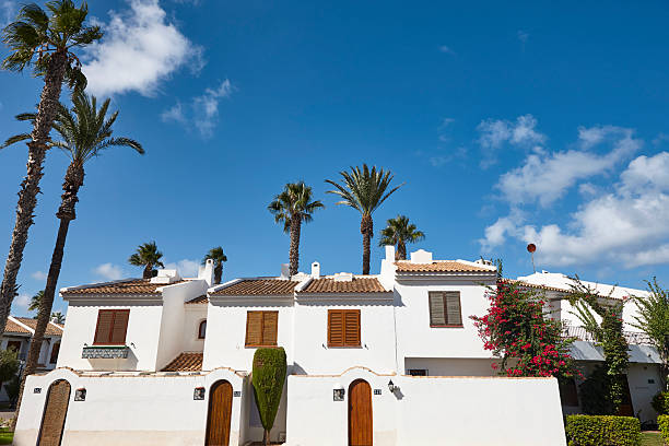 istock Mediterranean village with whitewashed facades in spanish coastline. Spain 2252528907