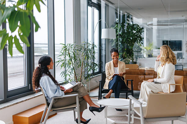 istock Multiracial Businesswomen Engaging in Productive Office Discussion 2252538412