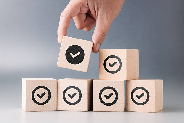 istock Choosing the right option, or priority, through human decision and approval 2252542205