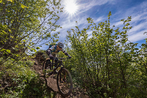 istock Steep mountain bike passage, Italy. 2252542915