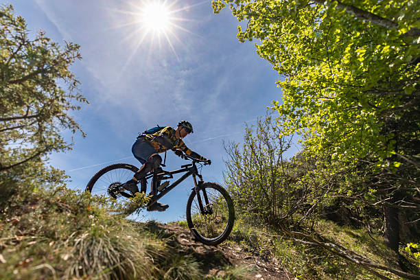 istock The skill of mountain biking. 2252544101