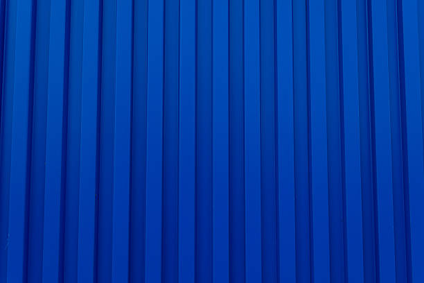istock Blue shipping container backdrop,Blue building wall zinc backdrop,Blue shipping container wall. Seamless vertical metal panel texture with embossed ridges and industrial design. Cargo container backdrop. Realistic vector illustration 2252546270