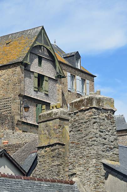 istock Stone houses in Mont Saint-Michel 2252557097
