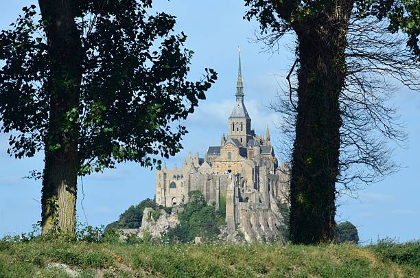 istock View of Mont Saint-Michel through the trees 2252557248