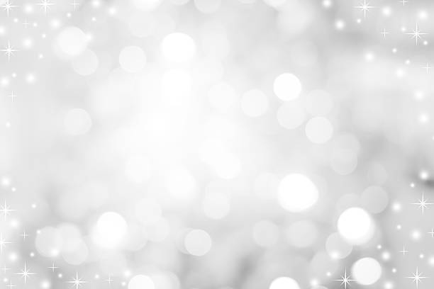 istock abstract glamorous silver and white color background with circle bokeh light and shining star glittering for christmas festival and happy new year season design as banner concept 2252562160