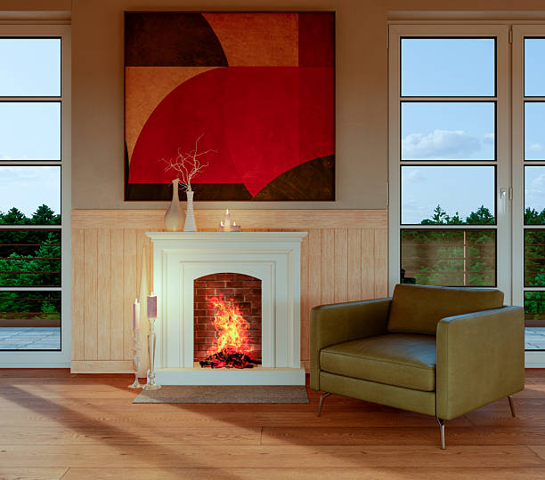 istock Large luxury modern bright interiors Living room mockup illustration 3D rendering image 2252577011