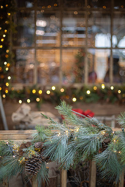 istock Window with Christmas, New Years decorations. 2252579886