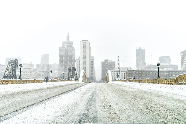 istock Snowy Minnesota Winter Skyline 2252582127