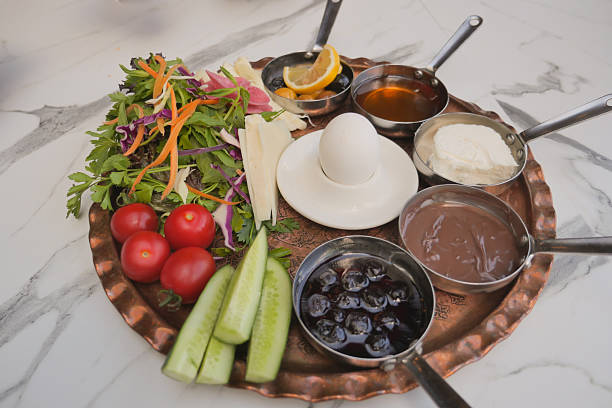 istock top view of turkish breakfast on a plate 2252585733