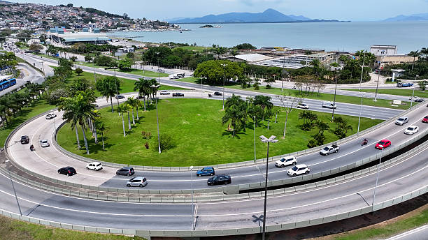 istock Traffic Intersection At Florianopolis In Santa Catarina Brazil. 2252606215