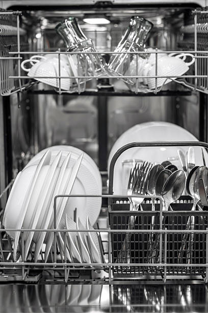 istock A modern dishwasher demonstrates an organized interior space 2252609279