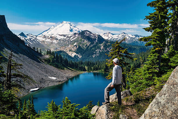 istock Mt Baker Wilderness Hiker Washington USA 2252614245
