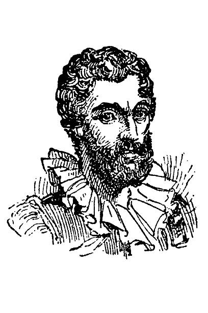 Jean Goujon (c.1510c.1566), French Renaissance sculptor and architect, shown with artistic demeanor, old vintage illustration, 1897