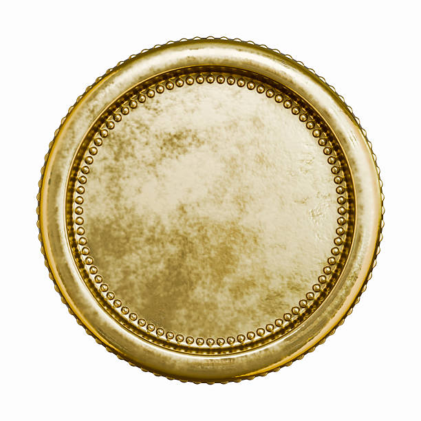 istock Golden aged coin blank 3D 2252618659