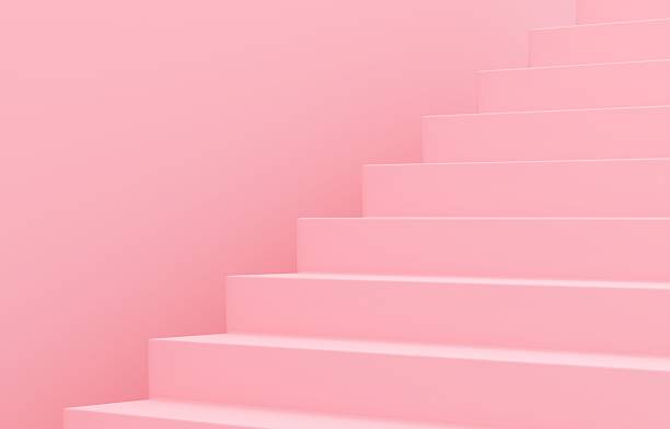 Simple 3D image of a staircase