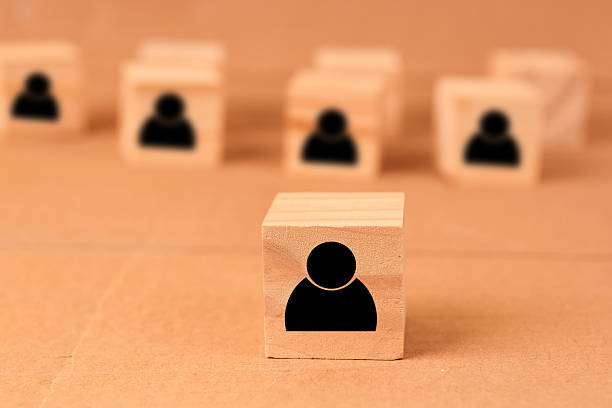 istock A leading user icon cube positioned forward to illustrate individual prominence, recognition and differentiated role within a group. 2252638954