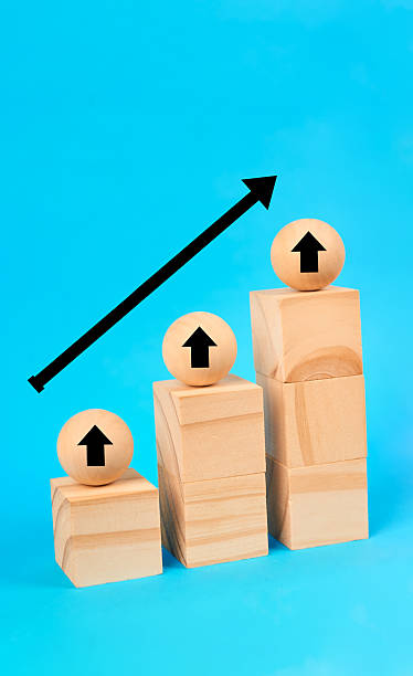 istock A strategic progress concept represented by ascending blocks with an upward arrow indicating sustained growth and long term advancement. 2252638976