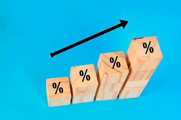istock A percentage increase concept displayed through rising blocks with percent signs representing financial growth and performance improvement. 2252638994