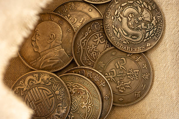 istock Chinese antique silver dollar 2252642746