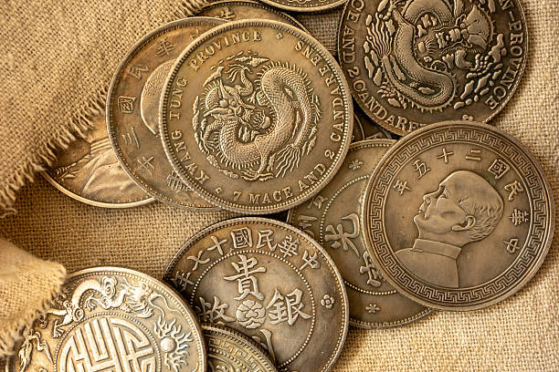 istock Chinese antique silver dollar 2252642747