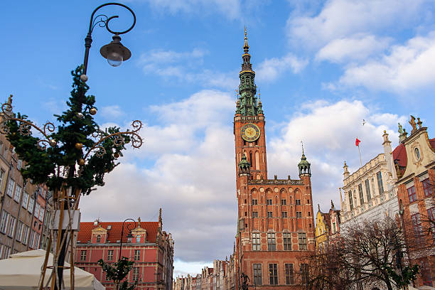 The historic Main Town Hall in the city of Gdansk, Poland.