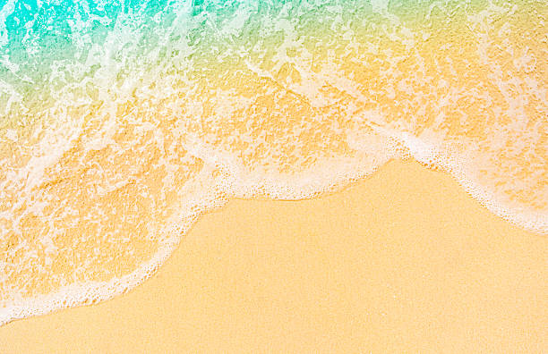 istock beautifully sand beach, closeup, top view 2252650307