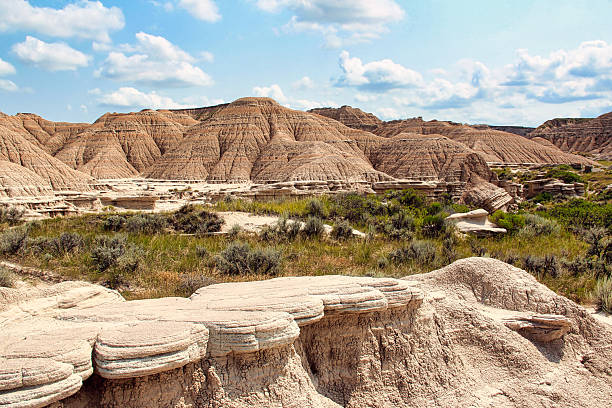 istock Toadstools with a View of the Badlands, Toadstool Geologic Park in the Oglala National Grassland in Nebraska. 2252655767
