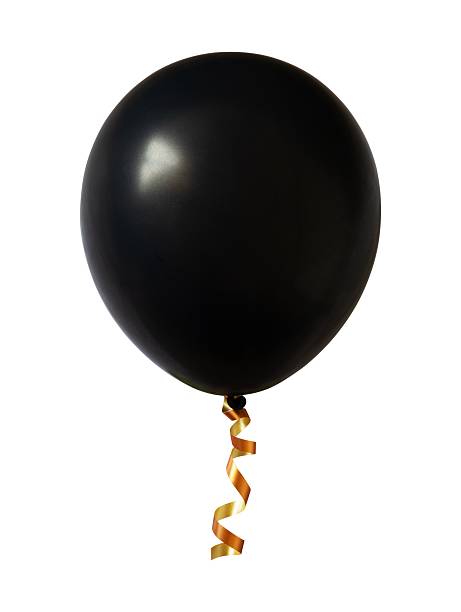 istock black balloon with ribbon isolated 2252658990