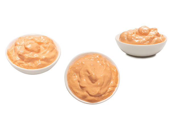 istock Sauce in a bowl isolated on white. 2252661906