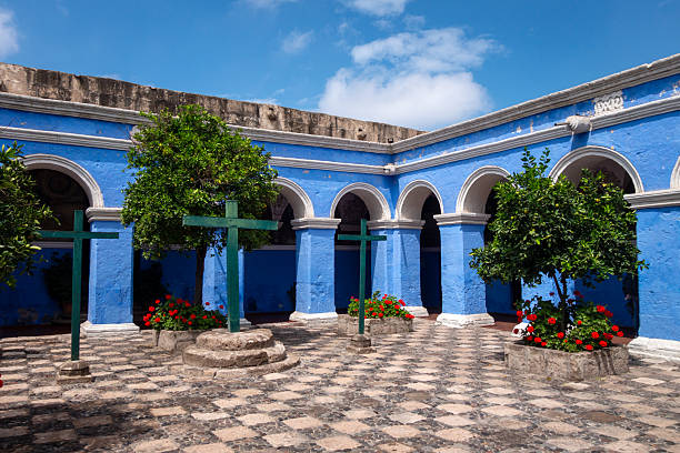 istock Peaceful Courtyard at Santa Catalina Monastery, Arequipa, Peru 2252663317