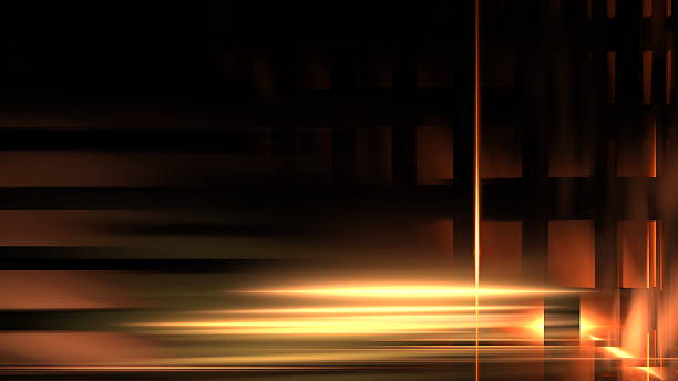 Bright light patterns move across a dark background creating a modern design. lines are smooth and the colors blend, creating a sense of movement and energy