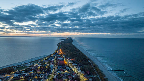 istock Hel peninsula view. Drone photography. Baltic sea. 2252671693