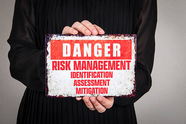 istock Danger Risk Management Identification Assessment Mitigation Warning Sign Held By Person 2252671885