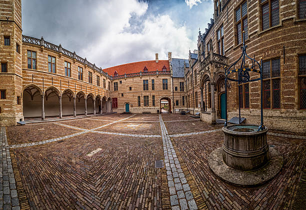 A captivating view of the Markiezenhof courtyard, showcasing its rich history and architectural beauty.