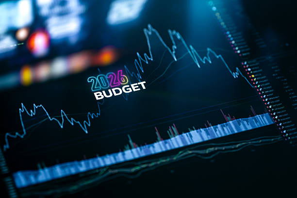 istock Dynamic 2026 Stock Market Chart With Charts, Growth Peaks, And Digital Data Visualization 2252678448