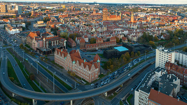 istock Gdansk. Drone shots. 2252678866