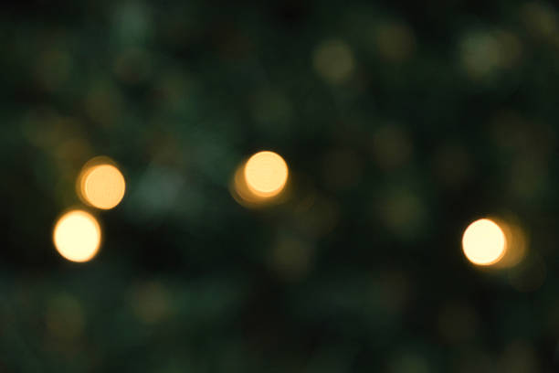 istock Festive Christmas Bokeh Background with Golden Lights. 2252679802