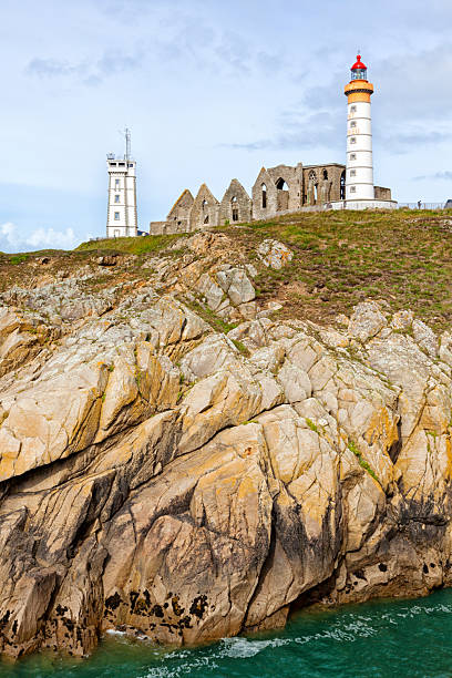 istock Lighthouse, abbey and semaphore tower of Saint-Mathieu, Brittany 2252682036